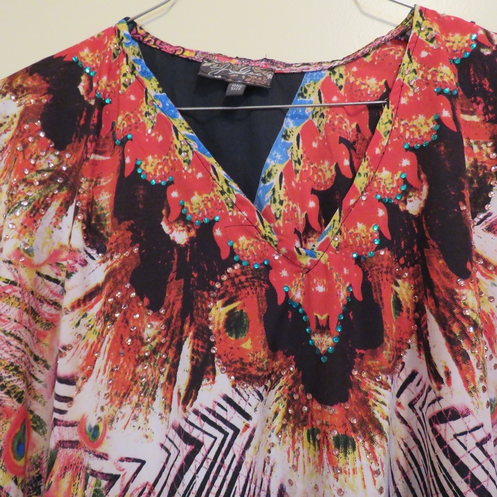 J Glee Kaftan One Size - image 4